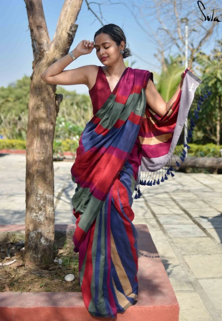 Women Multicolor Saree