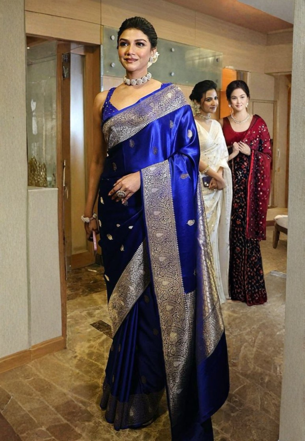 Banarasi Handloom 6 Ply Premium Semi Mashroo Silk Saree