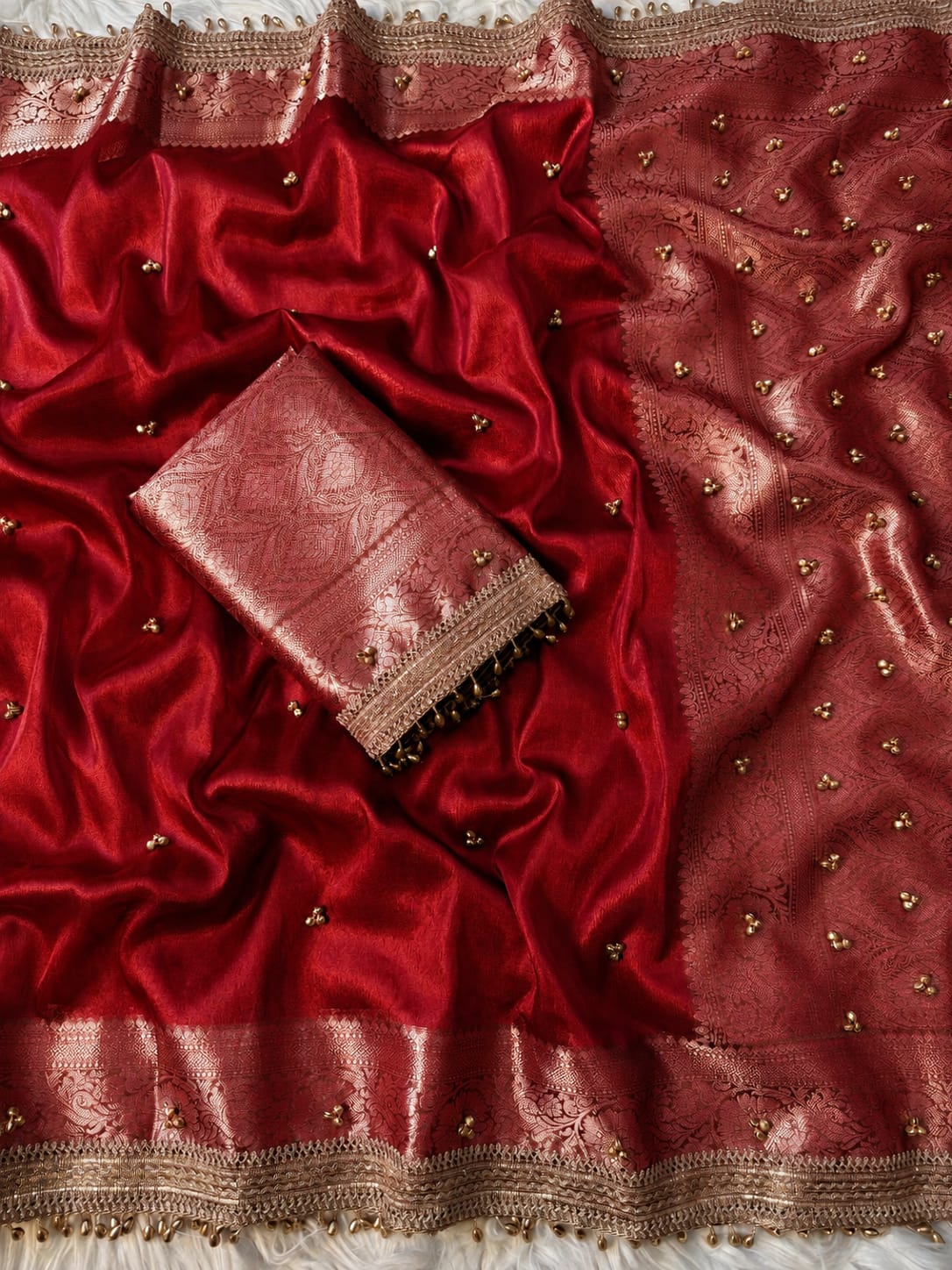 Tissue Silk Saree-Ghungroo Wali