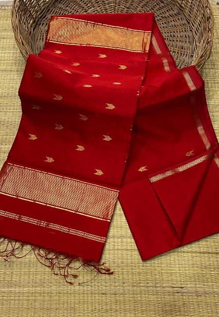 PURE MAHESHWARI COTTON SILK SAREE