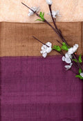 Pure Tussar Silk Saree in Pink