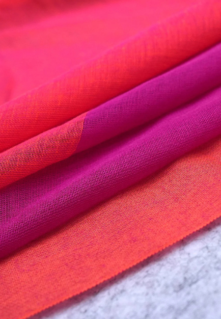 Royal Bloom Pure Handloom Cotton Saree in Purple