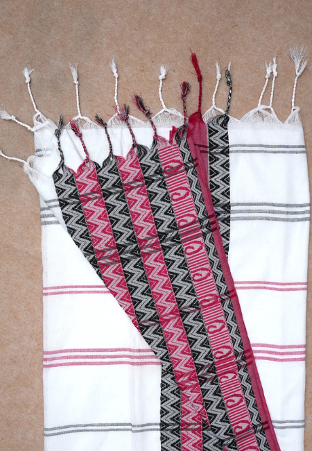 Classic White Pure Handloom Cotton Saree