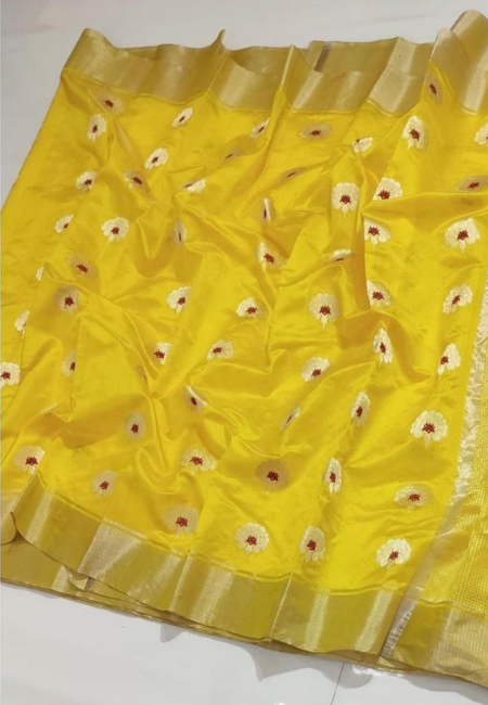 Beautiful Handwoven Pure Pattu Silk Saree