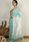 Calm Essence Pure Linen Saree