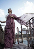 Soft Mauve Pure Cotton Saree
