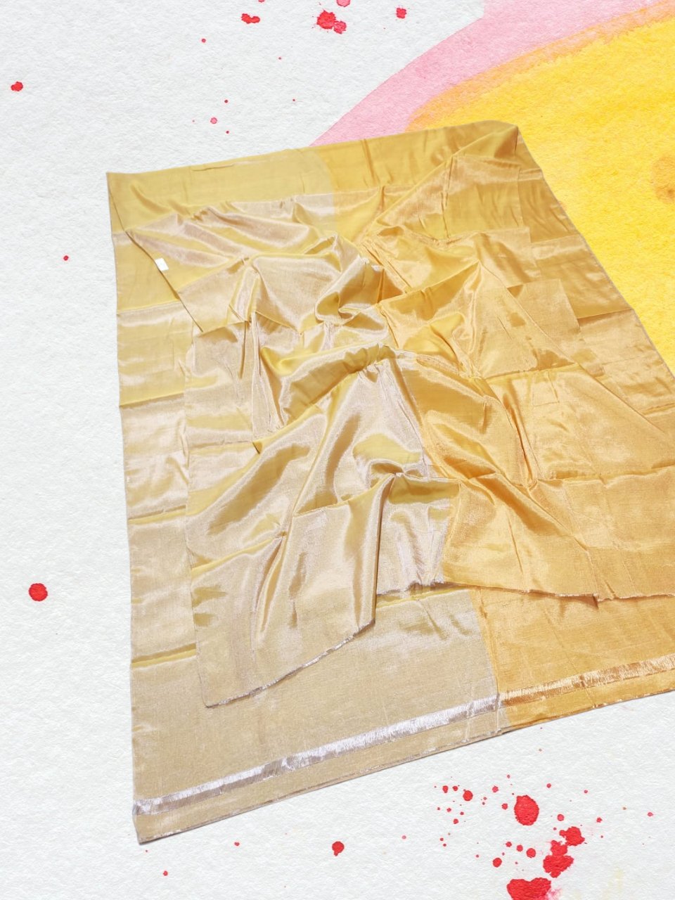 Pure Chanderi Tissue Silk Saree