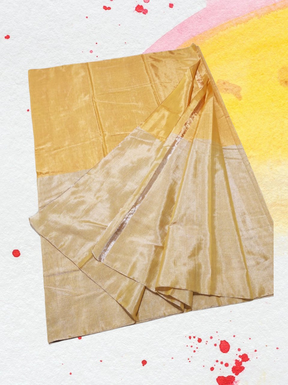 Pure Chanderi Tissue Silk Saree