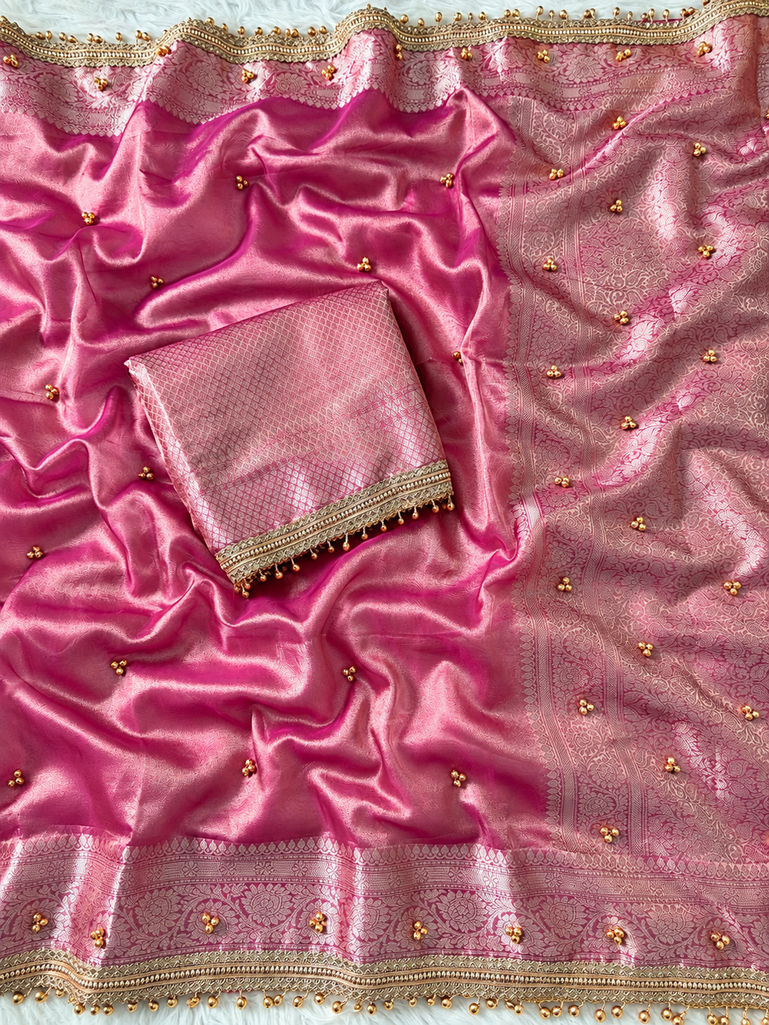 Tissue Silk Saree-Ghungroo Wali
