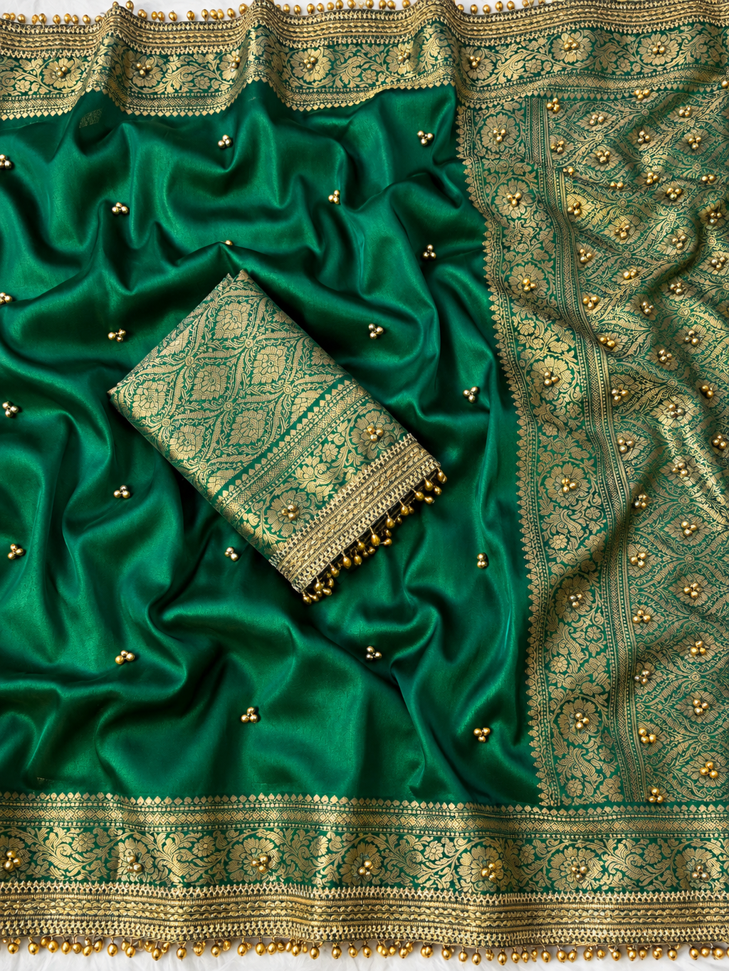 Tissue Silk Saree-Ghungroo Wali