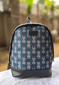 Ethnic Ikat Motif Print Stylish Everyday Backpack for Women