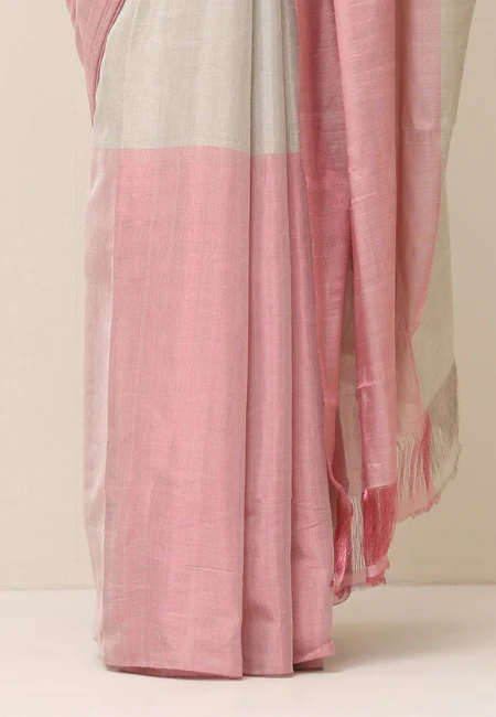 Ethereal Elegance Pure Handloom Tissue Silk Saree