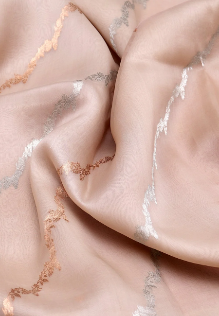 Women Saree- Peach