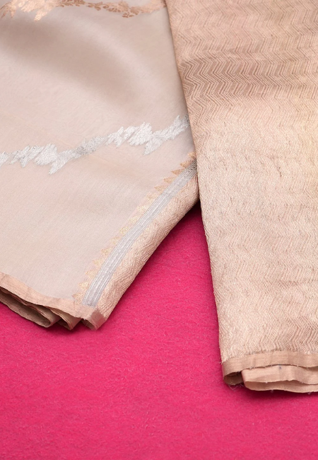 Women Saree- Peach