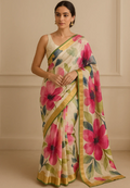 Pure Tussur Silk Saree