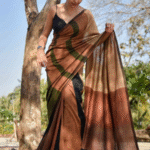 Women Brown Saree