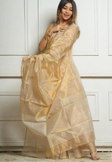 Women Beige Saree