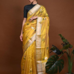 Chanderi Handwoven Pure Pattu Silk Saree